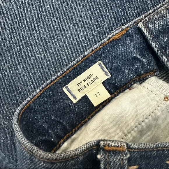 Madewell 11” High-Rise Flare Jeans - Size 27 - Picture 11 of 12